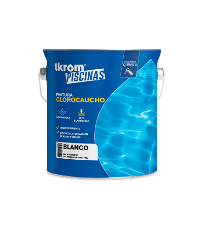 Tkrom piscinas acrilico azul medl