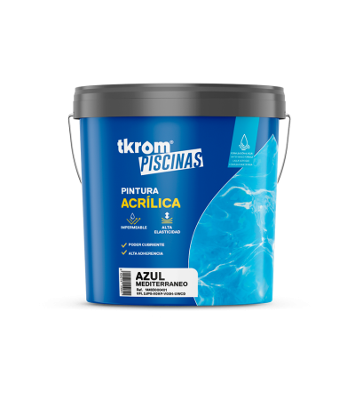 Tkrom piscinas acrilico azul med1l
