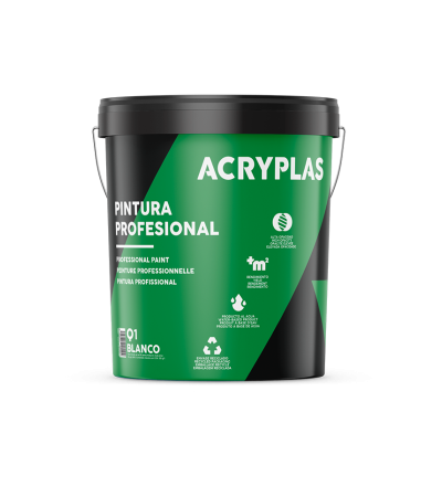 Acryplas revestimiento liso blanco l