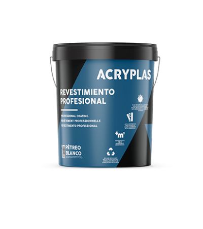 Acryplas revestimiento elastico blanco 1l