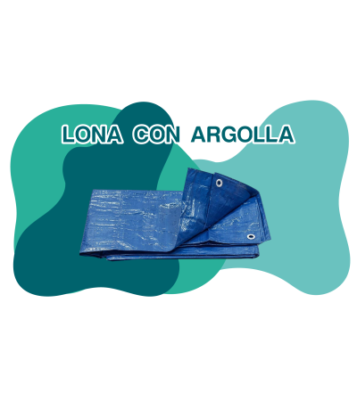 Lona plastico bicolor xm con argolla | Decoraciones Isleñas Tenerife