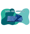 Lona plastico bicolor xm con argolla