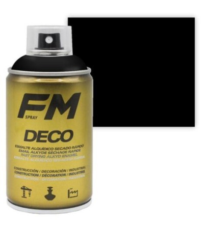 Spray tkrom negro brillo  ml