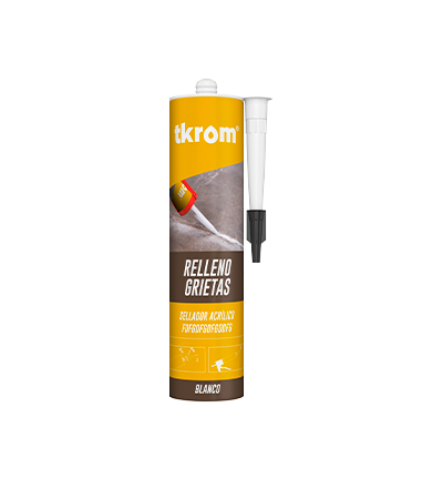 Tkrom relleno grietas blanco ml