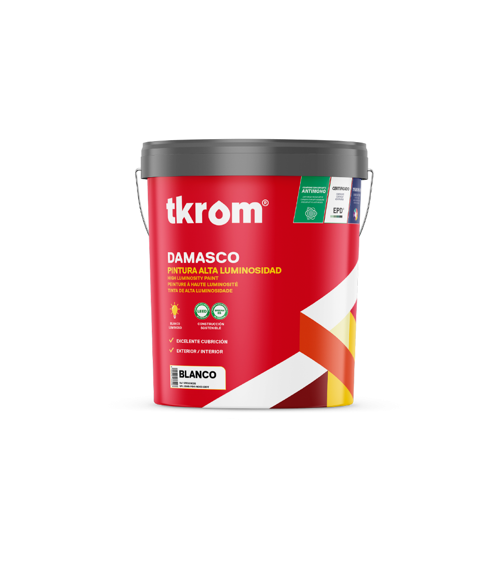 Tkrom mate damasco blanco l