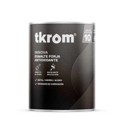 Tkrom esmalte antioxido  gris perla l