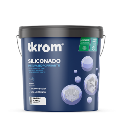 Tkrom danubio siliconado blanco 1l