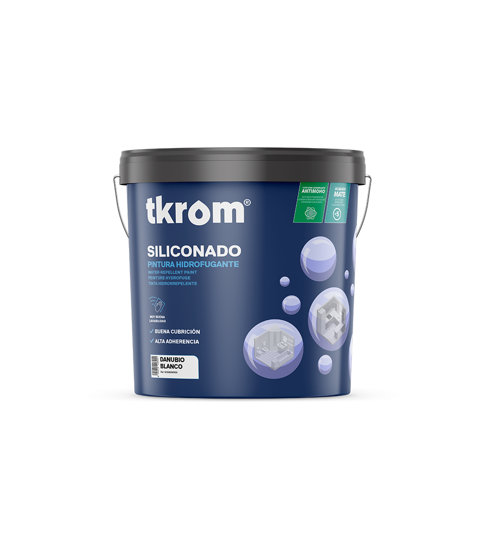 Tkrom danubio siliconado blanco 1l