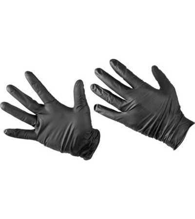 Guante Nitrilo Negro Talla | Decoraciones Isleñas Tenerife