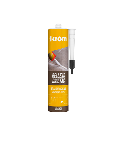 Tkrom relleno grietas blanco ml