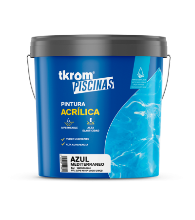 Tkrom piscinas acrilico blanco l