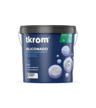 Tkrom danubio siliconado blanco 1l
