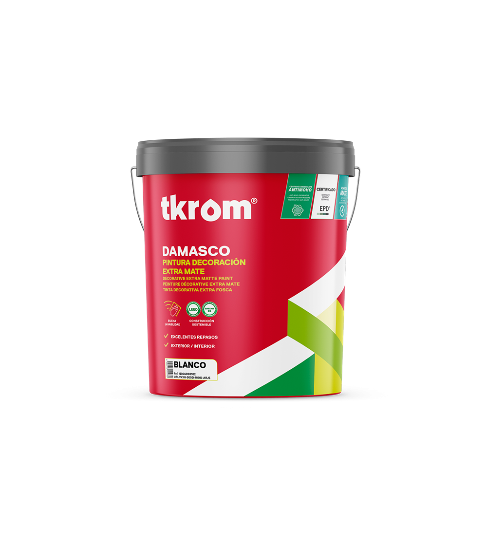 Tkrom mate damasco blanco 1l