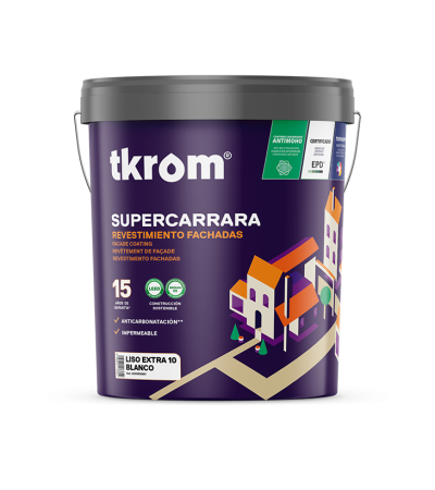 Supercarrara liso extra 1 blanco 1l
