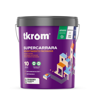 Supercarrara rugoso blanco 1 1l